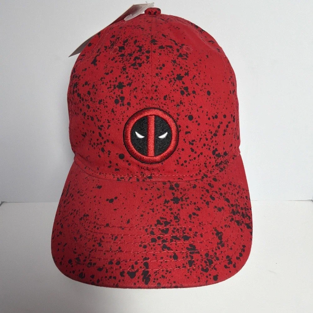 Marvel DeadPool Hat Red Color Adjustable Size Marvel Comics Brand New